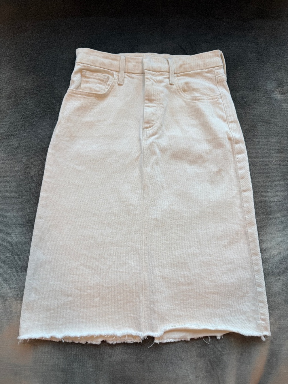 Frank & Eileen Donny Natural Denim Midi Jean Skirt Size 25